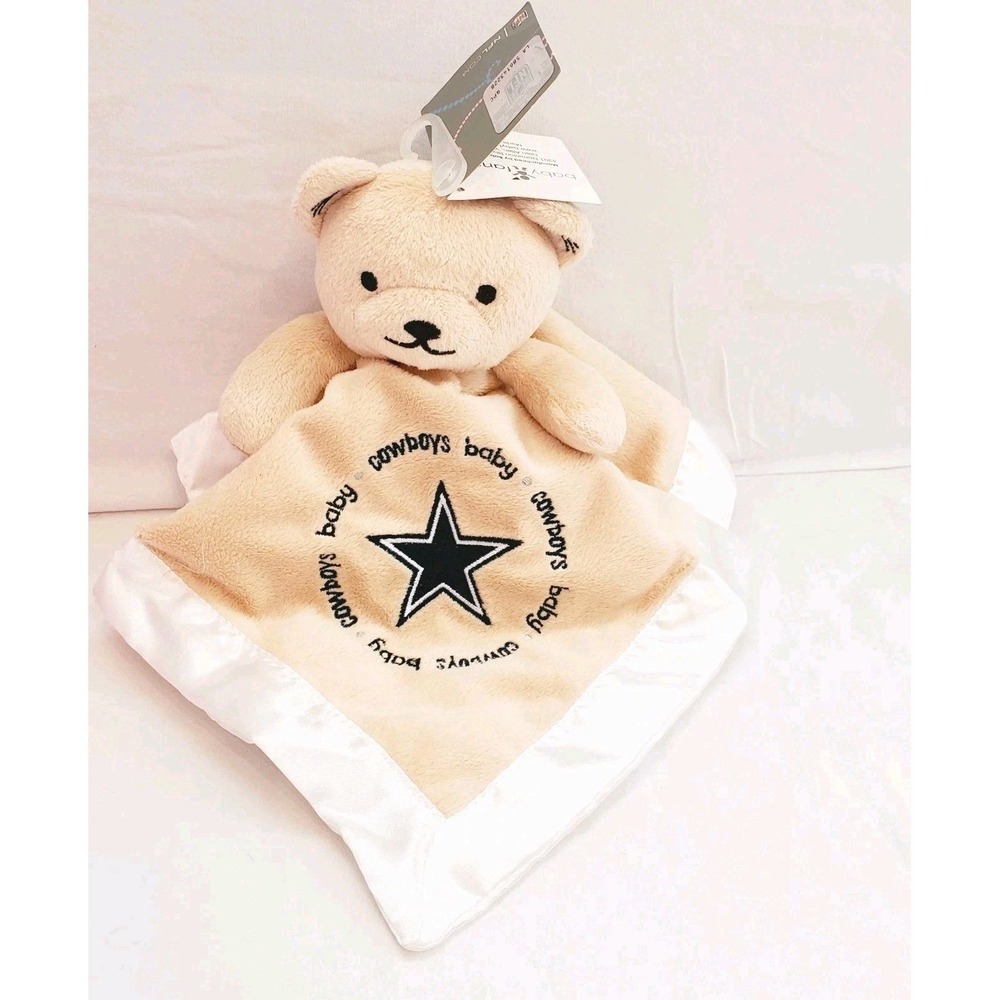 Dallas Cowboys Baby Fanatic Brand 13" Lovey Plush Teddy NFL Tag